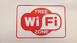 Sign Self-Adhesive "WiFi" 69042