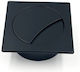 Poliplast Desk Grommet Silver 202-905Q#BLACK 1 Piece