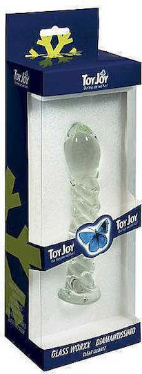 ToyJoy Glass Worxx Γυάλινο Dildo Διάφανο