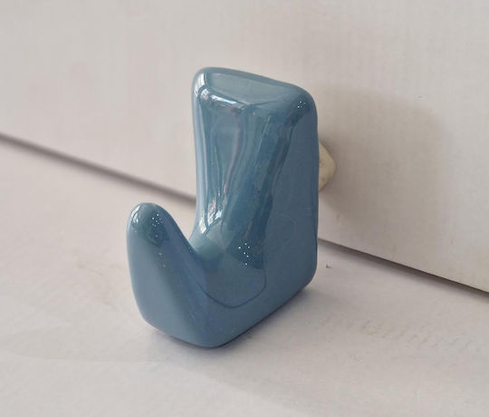 Vitruvit Haken Badezimmer Einzeln Schrauben ​7.5x5cm Petrol
