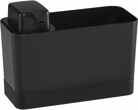 Brabantia Dispenser Κουζίνας Πλαστικό με Θήκη για Σφουγγάρι Μαύρο 250ml