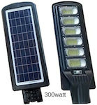 Street Solar Light 300W 24000lm Cold White with Photocell and Remote Control IP65