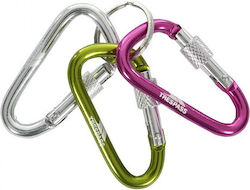 Trespass Lockable Carabiners 3pcs