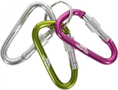 Trespass Carabiner de Siguranță 3buc