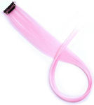 Hairpieces with Clip in Pink Color 55cm