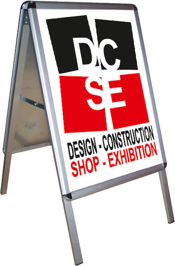 Bürgersteig-Stand Boden 59,4x84,1cm