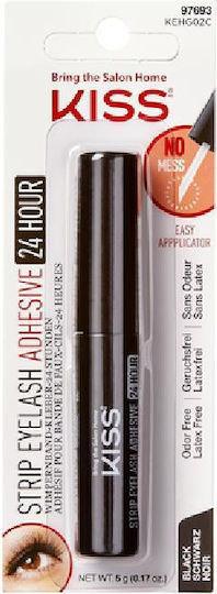 Kiss Strip Lash Αδιάβροχη Κόλλα Βλεφαρίδων Dark 5gr
