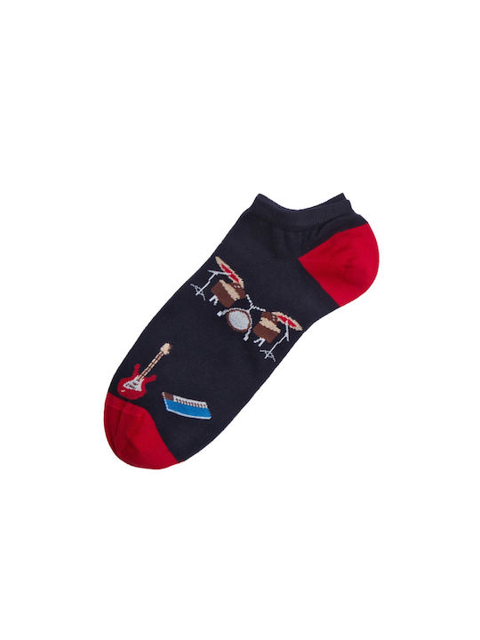 FMS Men's Patterned Socks Blue