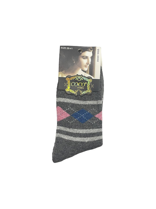 Coco&Hana Damen Socken Gray 1Pack