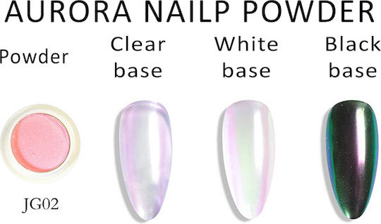 Nailp Professional Aurora Decorating Powder for Nails in White Color