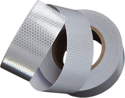 Adhesive Reflective Tape White L1m