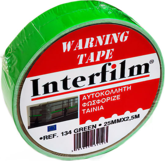 Interfilm Αυτοκόλλητη Ανακλαστική Ταινία σε Πράσινο Χρώμα