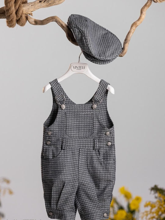 Vinte li Baptism Suit for Boys Blue 2 Pieces
