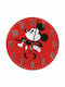 Koupakoupa Παιδικό Ρολόι Τοίχου Mickey Ξύλινο 30εκ.