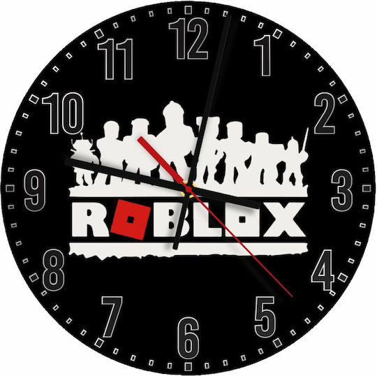 Koupakoupa Kids Wall Clock Gaming Wooden 30cm