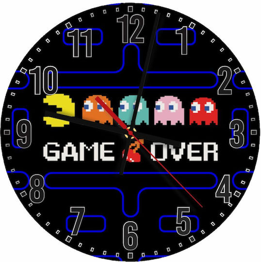 Koupakoupa Kids Wall Clock Gaming Wooden 30cm