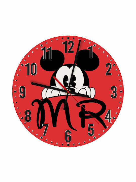 Koupakoupa Детски стенен часовник Mickey Дърво 30εκ.
