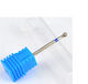 Elecool Diamond Cutter Nail Drill Bits Safety with Ball Head Blue Combi 02