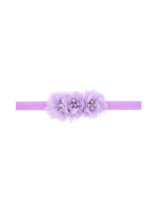 Baby Headband Purple 1pc