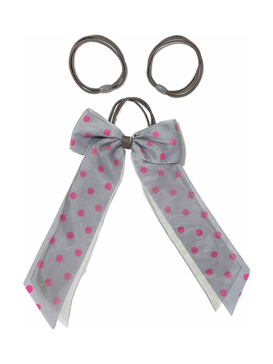 Kids Hair Ties Set Gray 3pcs LS0274-5