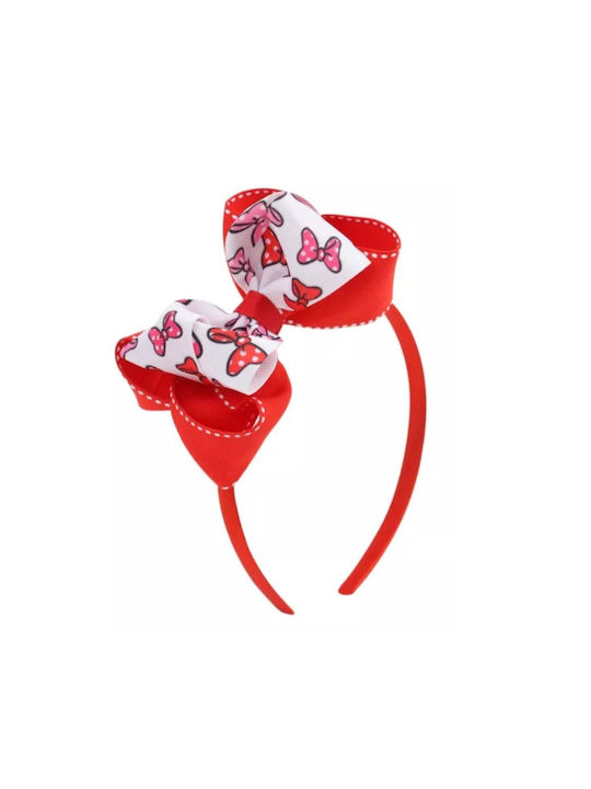 Elecool Kinder Haarband mit Schleife Rot 1Stück