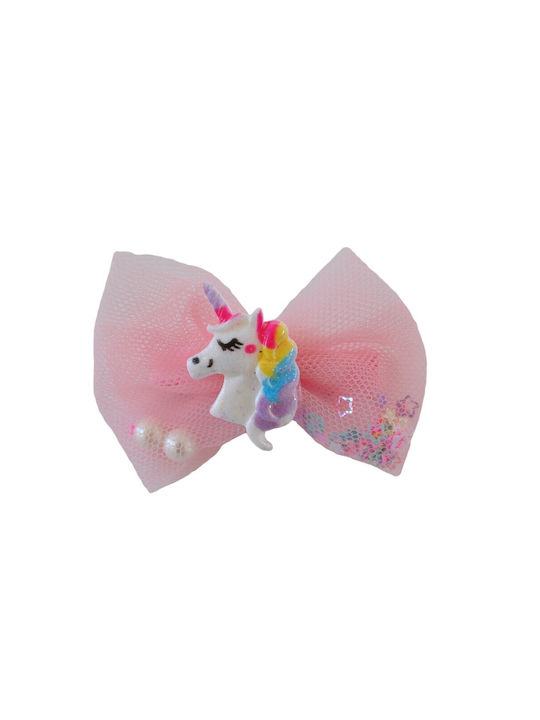 Kids Bobby Pin Unicorn in Pink Color