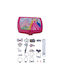 Elecool Kids Hair Clips Set with Hair Clasp / Hair Clip / Rubber Band Figure in Silver Color 24pcs