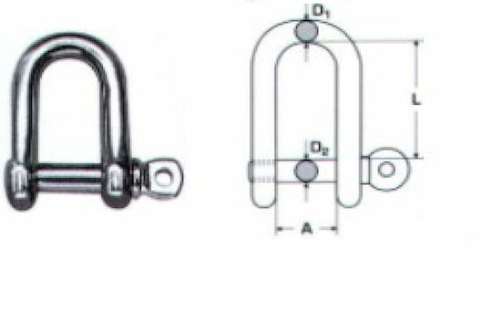 Inoxmare A4 M8258 19mm Ключ за Флота на Кораб 19mm