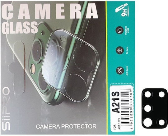 Camera Protection Tempered Glass Black for the Galaxy A21s