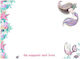 Day4you Servet Individual Botez Sirenă 42x30cm