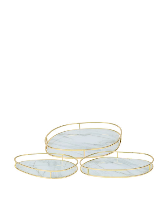 Wedding Tray Made of Metallic Gold