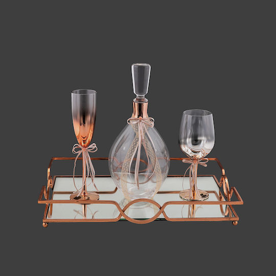 La Vista Kristall Rose Gold 2Stück