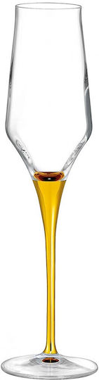 Novaker Pahar de Șampanie pentru Nuntă din Cristal Ecru KP641