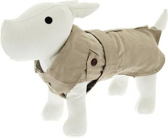 Ferribiella Black Waterproof Dog Coat with 50cm Back Length