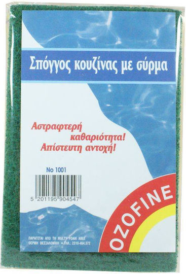 Ozofine Σφουγγάρι Πιάτων Πράσινο