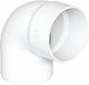 Drivasplast Colțar Tub PVC 50mm Curve Angle Waste Fitting 1120