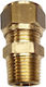 Male Pipe Niple Fittings Copper 18mm 82112