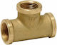 Pipe Tee Brass 1/2" 003-024-002