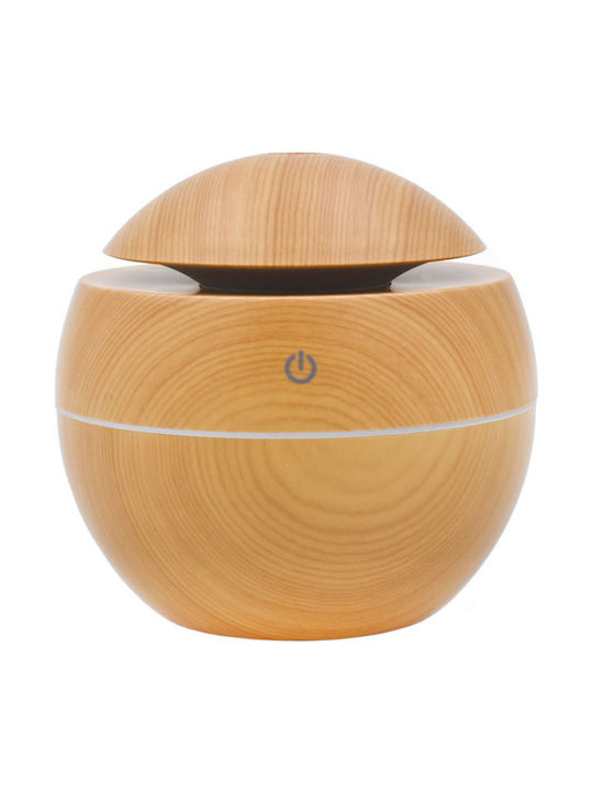 Led Ultrasonic Aromatherapy Diffuser Brown 14200