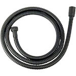 Metallic Shower Hose Black 150cm (1/2")