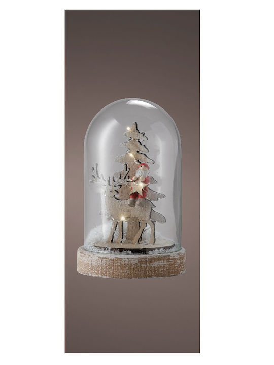 Christmas Illuminated Decorative Jar 9.5x9.5x15.5cm