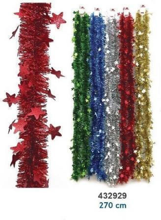Christmas Garland Multicolour 270cm 1pc