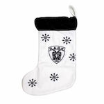 Christmas Decorative Fabric White Socks