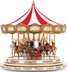 Χριστουγεννιάτικο Mr Christmas Regal Carousel 43εκ.