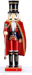 Nutcracker de Crăciun Lemn Roșu