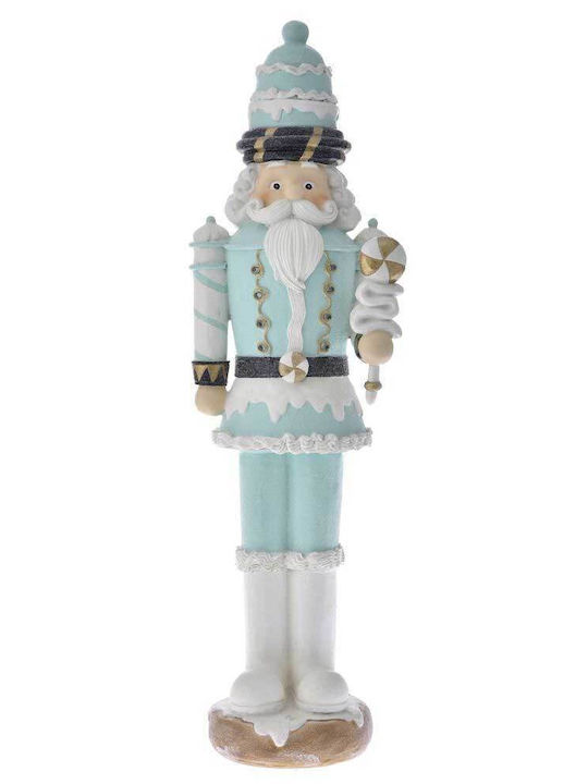 Polyresin Christmas Nutcracker 57cm Light Blue