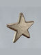 Plastic Christmas Decorative Pendant Star 25x25x25cm Silver