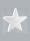 Plastic Christmas Decorative Pendant Star 50cm White