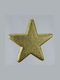 Plastic Christmas Decorative Pendant Star 40x40x40cm Gold