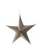 Fabric Christmas Decorative Pendant Star 135x135x135cm Beige